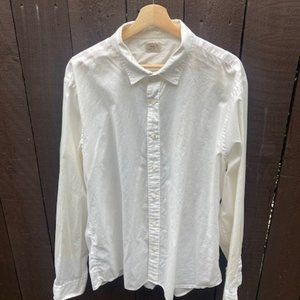 Faherty White Button Down Oxford -- Mens XL